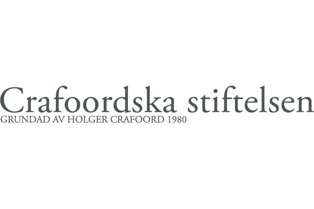 Logotyp: Crafoordska stiftelsen.