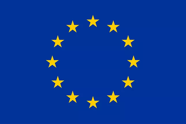 Logotyp: Europeiska unionens flagga.